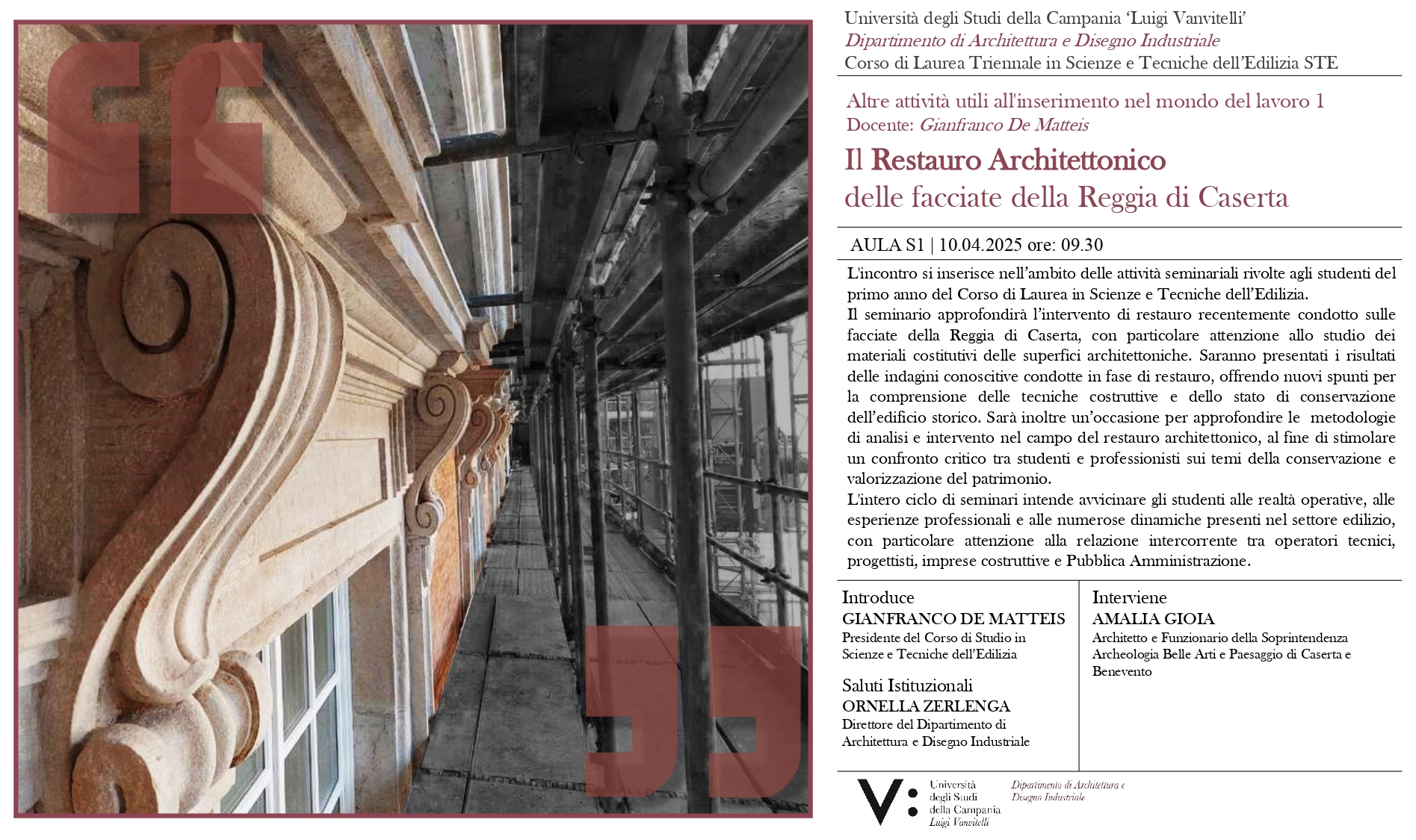 Locandina Altre attività 1 Il restauro architettonico page 0001
