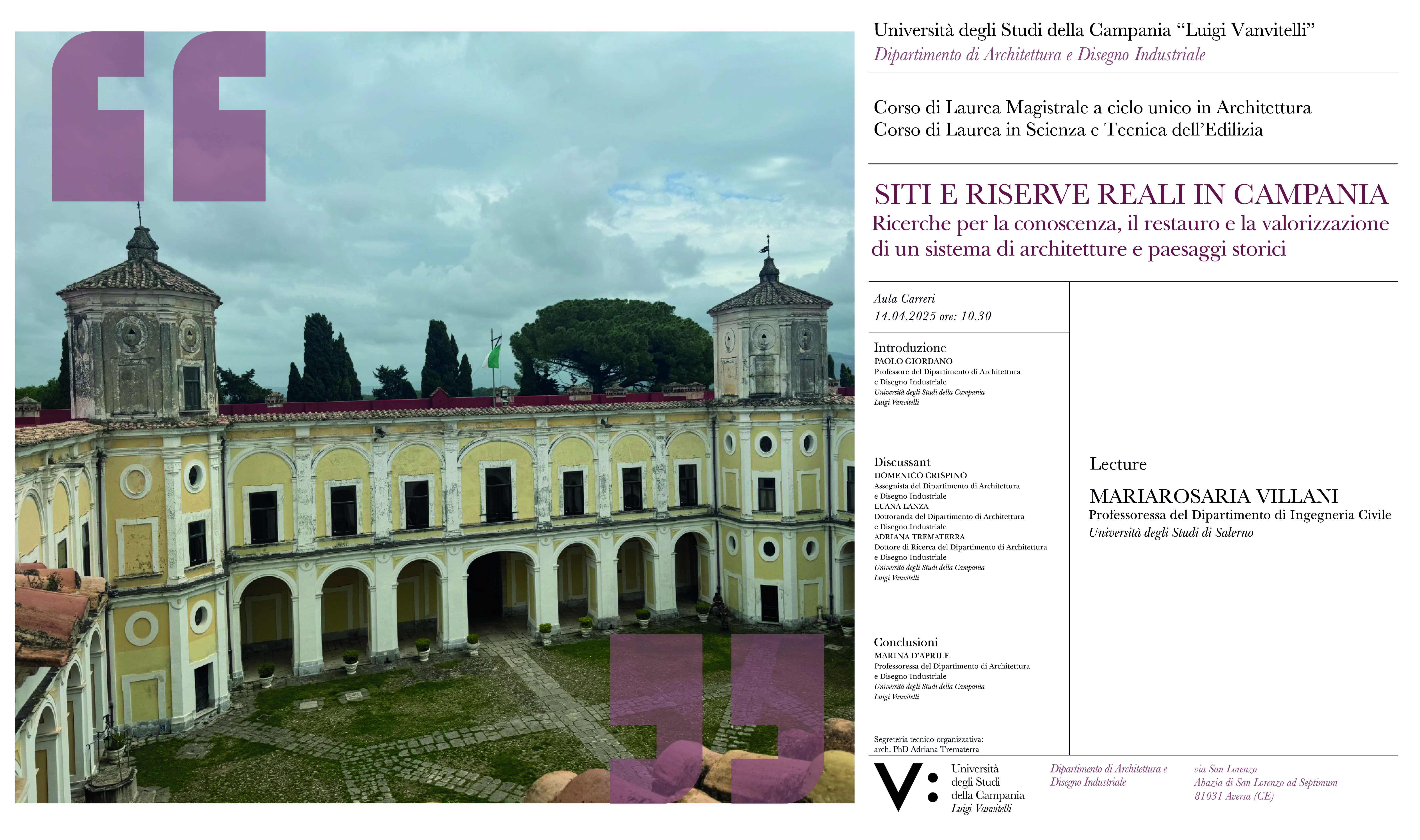 Locandina seminario 14 04 2025. Professoressa Villani61 2 2 2