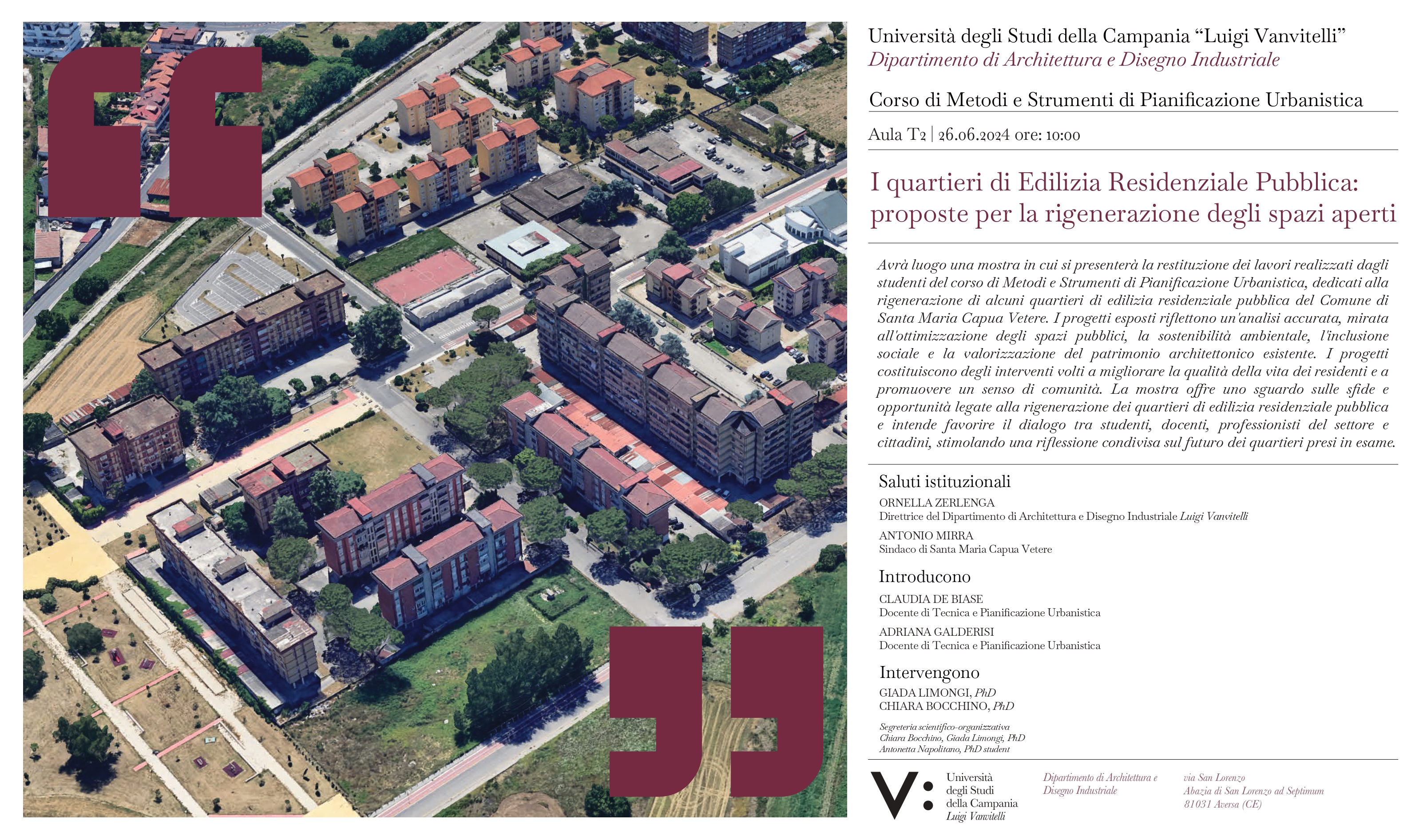 Locandina mostra Santa Maria CV
